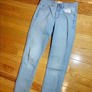 Light Wash Garage High Waist Jeans